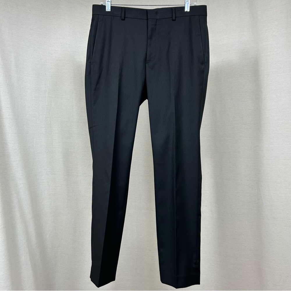 Apt. 9 Black Dress Pants Classic Straight-Leg